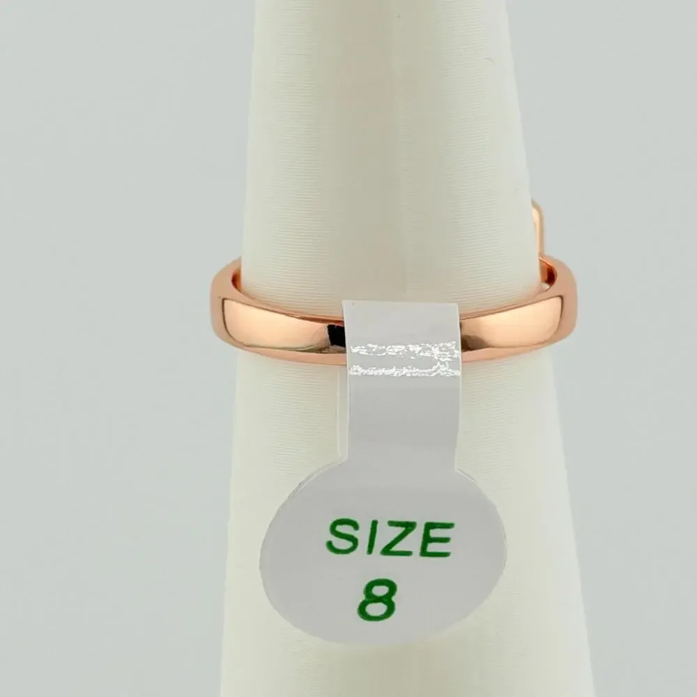 Bomb Party March 2026 Ring Sz 8 "The Jasmine Ring" Aquamarine Rose Gold - Picture 6 of 6